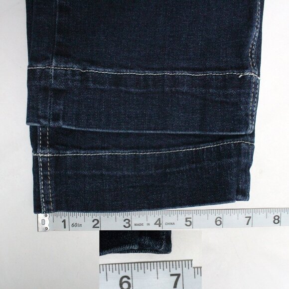 Kut From The Kloth Women's Size 6 Below the Knee Blue Denim Jean Capri Pants - Picture 9 of 15